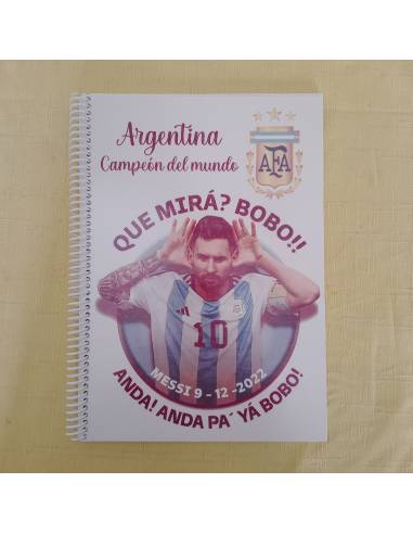 Cuaderno universitario - Messi - Que...