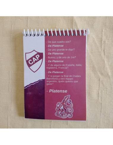 Anotador 10 X14Cm - Platense - Quien...