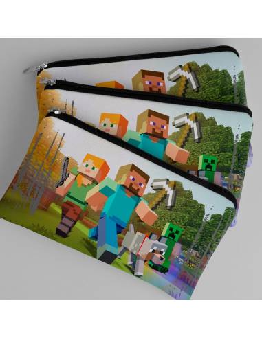 Cartuchera bolsito - Minecraft
