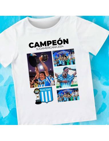 Remera - Racing Campeon Sudamericana...