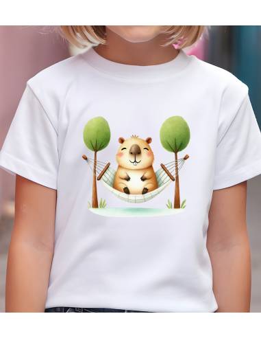 Remera niño - Capibara - Diseños para...