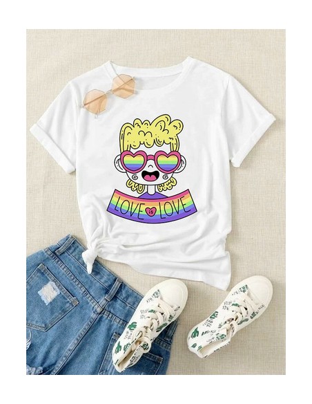 668280-MLA48009650132_102021,Remeras Mujer - Modelos Pride - Fashion - Moda - Diseños