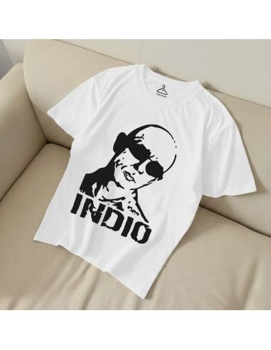 Remera algodon - Blanca - Indio solari