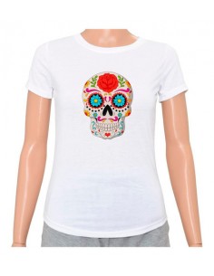 758563-MLA49760123262_042022,Remeras Mujer - Calaveras Mexicanas - Diseños - Moda
