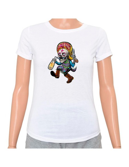676796-MLA49760114359_042022,Remeras Mujer - Calaveras Mexicanas - Diseños - Moda