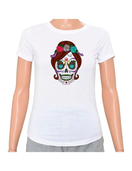 705812-MLA49760087511_042022,Remeras Mujer - Calaveras Mexicanas - Diseños - Moda