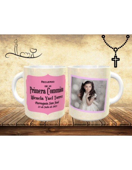 786121-MLA49771773953_042022,Taza Personalizada - Recuerdo 1° Comunion - Religion - Foto