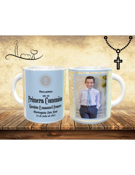 942434-MLA49772009192_042022,Taza Personalizada - Recuerdo 1° Comunion - Religion - Foto