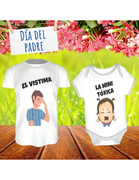 820615-MLA48009747517_102021,Combo 2 Remeras - Padre E Hija - Día Del Padre - Nena - Dise
