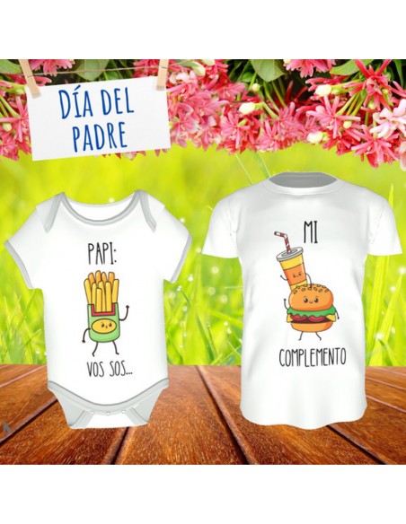 618942-MLA48009737556_102021,Combo 2 Remeras - Padre E Hija - Día Del Padre - Nena - Dise