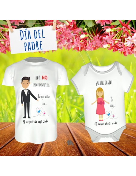 609872-MLA48009725682_102021,Combo 2 Remeras - Padre E Hija - Día Del Padre - Nena - Dise