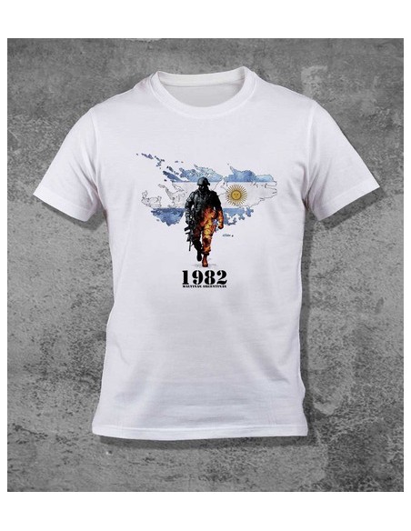 852539-MLA49420187629_032022,Remera Soberania Nacional - Islas Malvinas - Heroes - Guerra