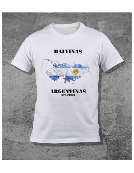 717511-MLA49420273178_032022,Remera Soberania Nacional - Islas Malvinas - Heroes - Guerra