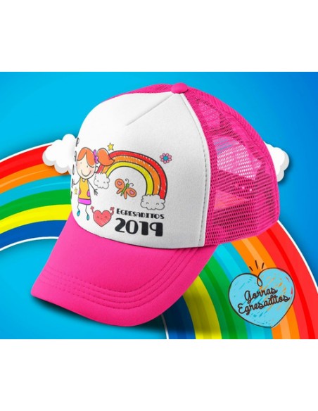 801115-MLA48022308394_102021,Gorros Trucker - Niños - Egresaditos - Diseños Lindos