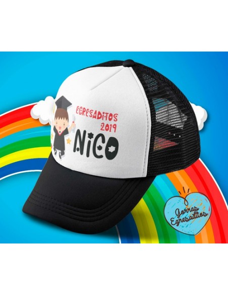 604784-MLA48022308491_102021,Gorros Trucker - Niños - Egresaditos - Diseños Lindos