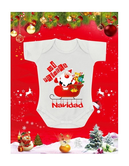 931047-MLA48209049057_112021,Body De Bebe  - 1° Navidad - Papa Noel - Regalo - Familia