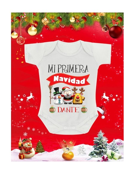 681455-MLA48208855760_112021,Body De Bebe  - 1° Navidad - Papa Noel - Regalo - Familia